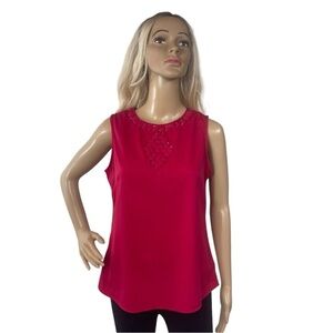 Banana Republic Dark Pink/Fushia Sleeveless Top